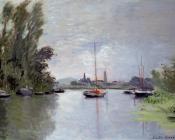 克劳德莫奈 - Argenteuil, Seen from the Small Arm of the Seine